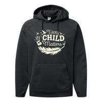 Every Orange Day Child Kindness Matter 2024 Anti Bully Performance Fleece Hoodie