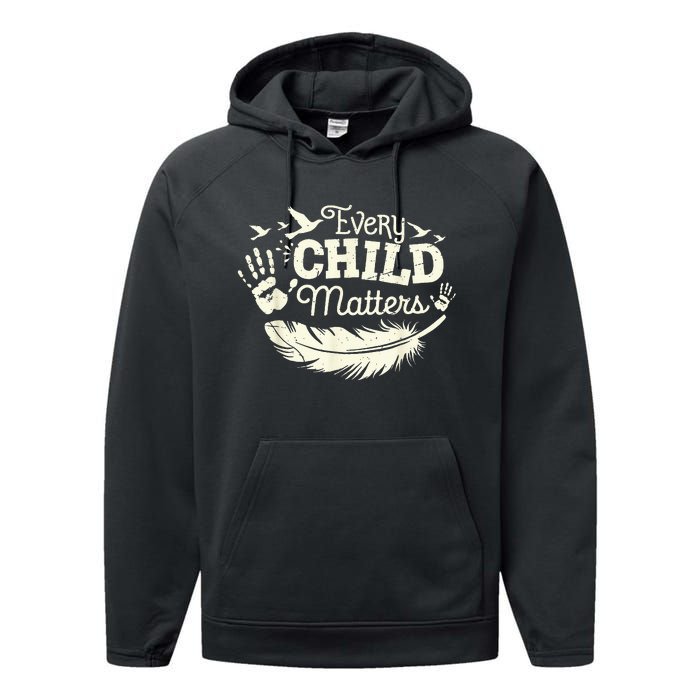 Every Orange Day Child Kindness Matter 2024 Anti Bully Performance Fleece Hoodie