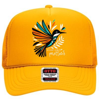 Every Orange Day Child Kindness Matter High Crown Mesh Back Trucker Hat