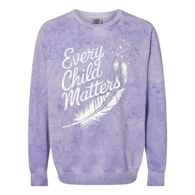 Every Orange Day Child Kindness Matter 2024 Colorblast Crewneck Sweatshirt