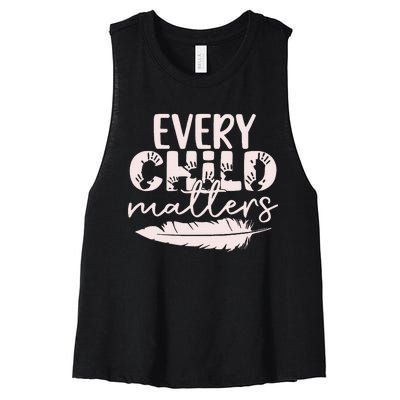 Every Orange Day Child Kindness Matter 2024 Anti Bully Women's Racerback Cropped Tank