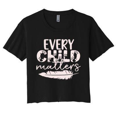 Every Orange Day Child Kindness Matter 2024 Anti Bully Women's Crop Top Tee