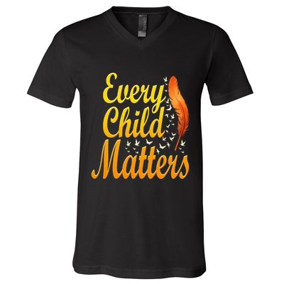 Every Orange Day Child Kindness Matter 2024 Anti Bully V-Neck T-Shirt