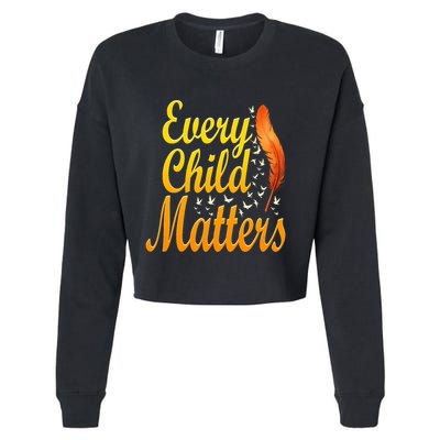 Every Orange Day Child Kindness Matter 2024 Anti Bully Cropped Pullover Crew