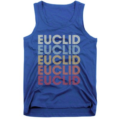 Euclid Ohio Euclid Oh Retro Vintage Text Gift Tank Top