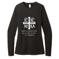 Eastern Orthodox Christian  Womens CVC Long Sleeve Shirt