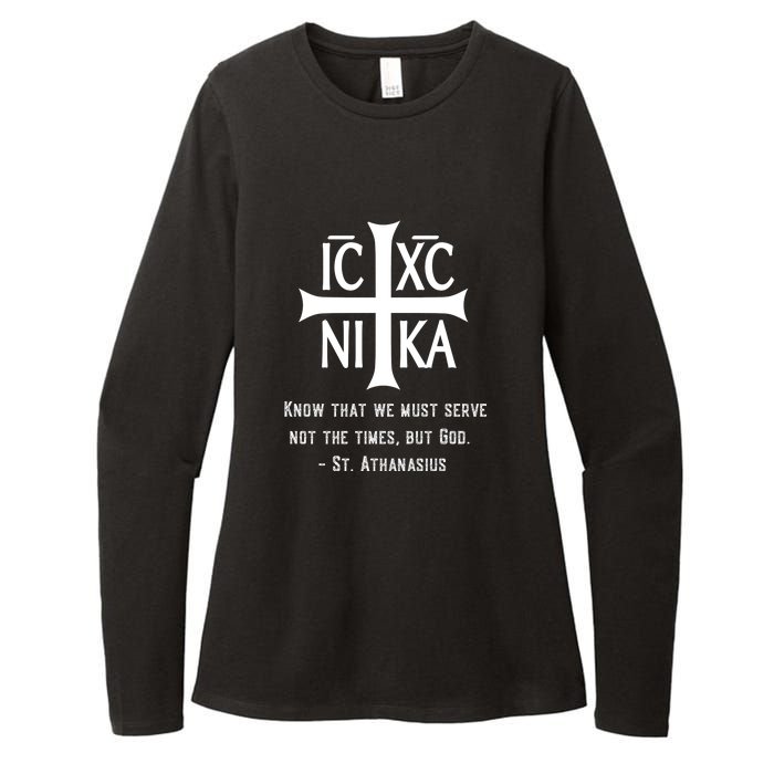 Eastern Orthodox Christian  Womens CVC Long Sleeve Shirt