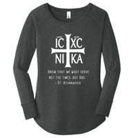 Eastern Orthodox Christian  Women's Perfect Tri Tunic Long Sleeve Shirt