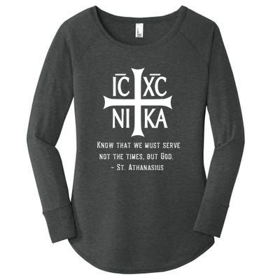 Eastern Orthodox Christian  Women's Perfect Tri Tunic Long Sleeve Shirt