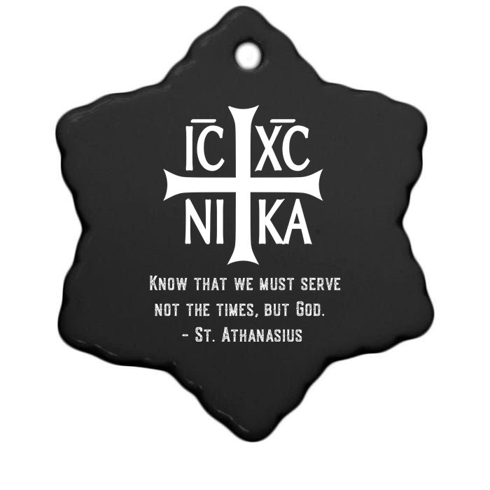 Eastern Orthodox Christian  Ceramic Star Ornament