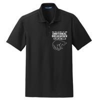 Event Of Emotional Breakdown Place Cat Here Cute Dry Zone Grid Polo