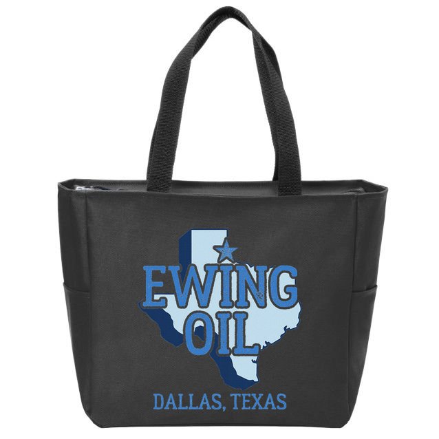 Ewing Oil Zip Tote Bag