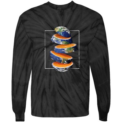 Earth Orange Tie-Dye Long Sleeve Shirt