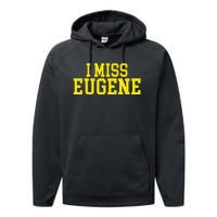 Eugene Oregon Performance Fleece Hoodie