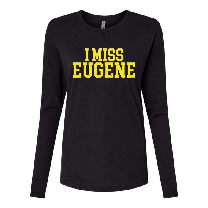 Eugene Oregon Womens Cotton Relaxed Long Sleeve T-Shirt