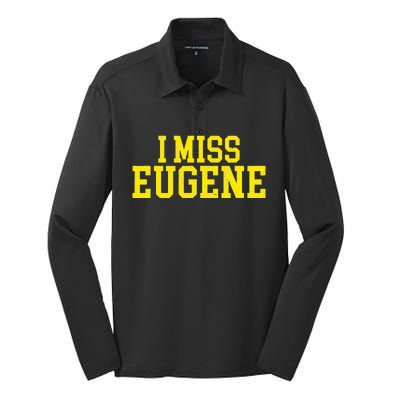 Eugene Oregon Silk Touch Performance Long Sleeve Polo