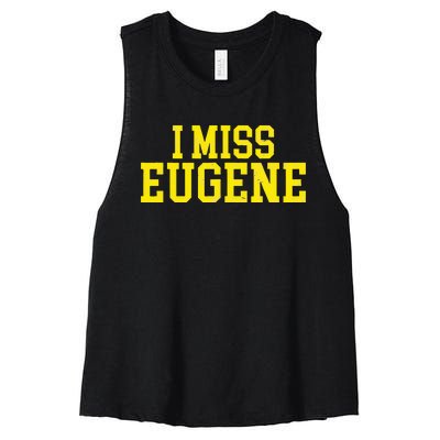 Eugene Oregon Women's Racerback Cropped Tank