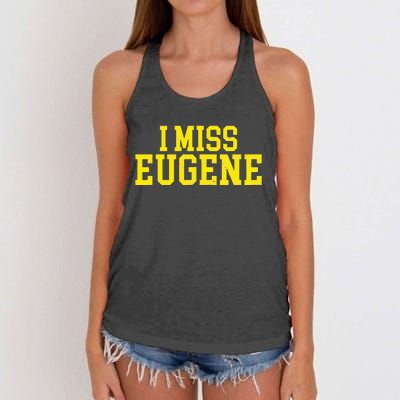 Eugene Oregon Women's Knotted Racerback Tank