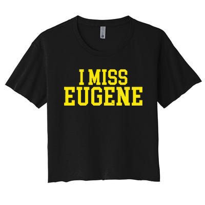 Eugene Oregon Women's Crop Top Tee