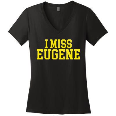 Eugene Oregon Women's V-Neck T-Shirt