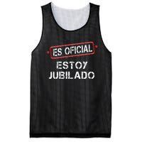 Es Oficial Estoy Jubilado Funny Spanish Retired Man Mesh Reversible Basketball Jersey Tank