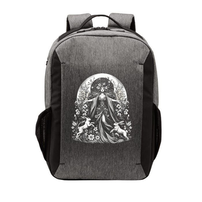 Easter Ostara Eostre Pagan Witchcraft Spring Moon Vector Backpack