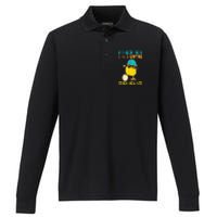 Easter Outfit Forget Eggs I'm Hunting Chicks Performance Long Sleeve Polo