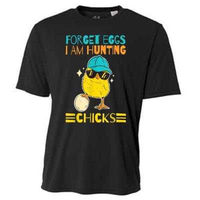 Easter Outfit Forget Eggs I'm Hunting Chicks Cooling Performance Crew T-Shirt