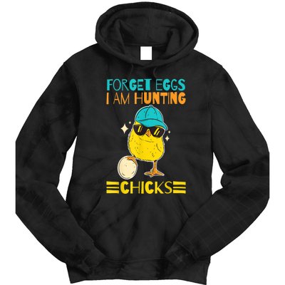 Easter Outfit Forget Eggs I'm Hunting Chicks Tie Dye Hoodie