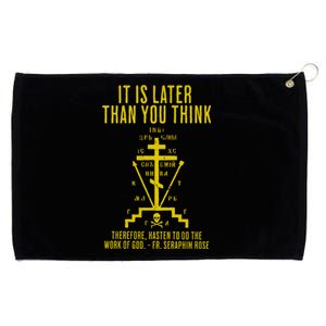 Eastern Orthodox Fr. Seraphim Rose Cross Gift Grommeted Golf Towel