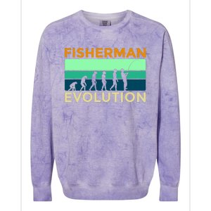 Evolution Of Fishing Colorblast Crewneck Sweatshirt