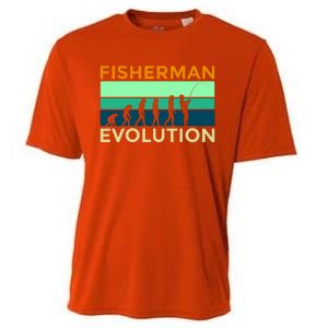 Evolution Of Fishing Cooling Performance Crew T-Shirt