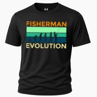 Evolution Of Fishing Cooling Performance Crew T-Shirt