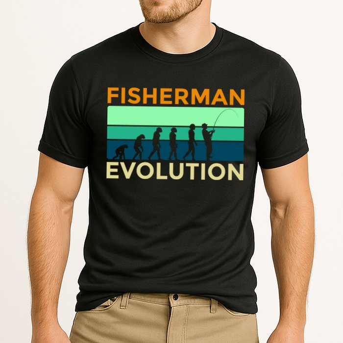 Evolution Of Fishing Cooling Performance Crew T-Shirt