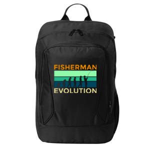 Evolution Of Fishing City Backpack