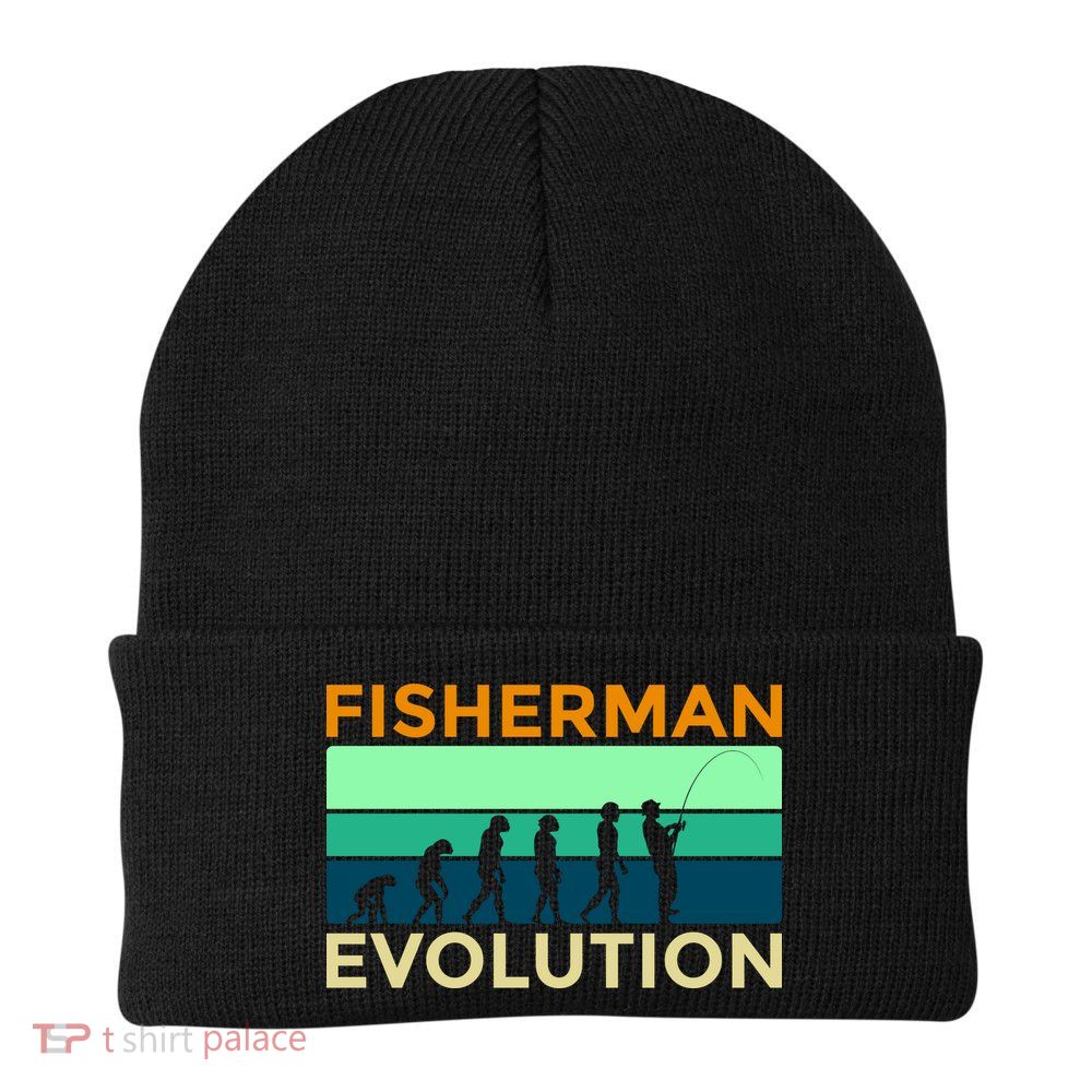 Evolution Of Fishing Knit Cap Winter Beanie