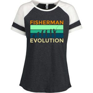 Evolution Of Fishing Enza Ladies Jersey Colorblock Tee