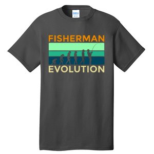 Evolution Of Fishing Tall T-Shirt