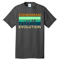 Evolution Of Fishing Tall T-Shirt