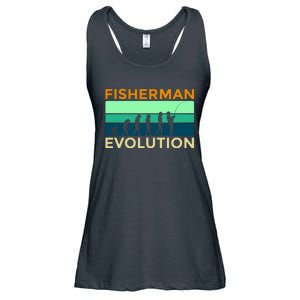 Evolution Of Fishing Ladies Essential Flowy Tank