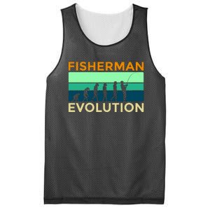 Evolution Of Fishing Mesh Reversible Basketball Jersey Tank