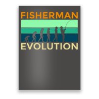 Evolution Of Fishing Poster