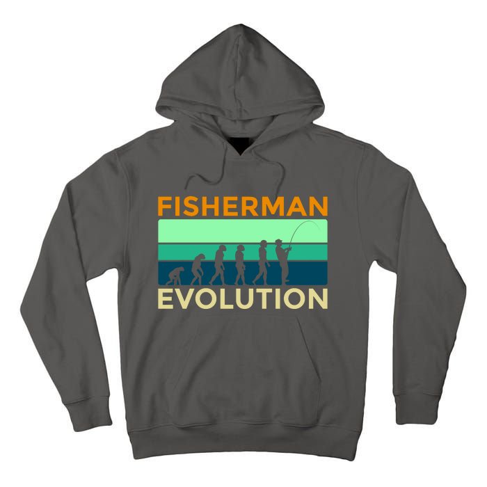 Evolution Of Fishing Tall Hoodie