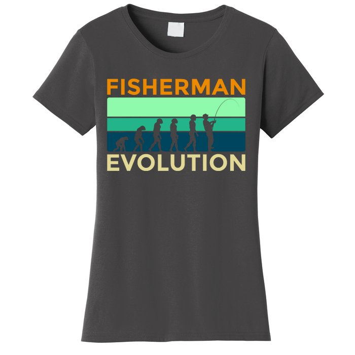 Evolution Of Fishing Women's T-Shirt