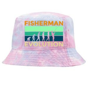 Evolution Of Fishing Tie-Dyed Bucket Hat