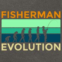 Evolution Of Fishing Cotton Canvas Backpack