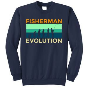 Evolution Of Fishing Sweatshirt