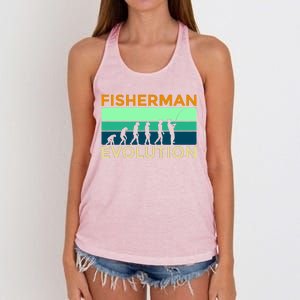 Evolution Of Fishing Women's Knotted Racerback Tank