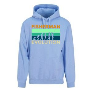 Evolution Of Fishing Unisex Surf Hoodie