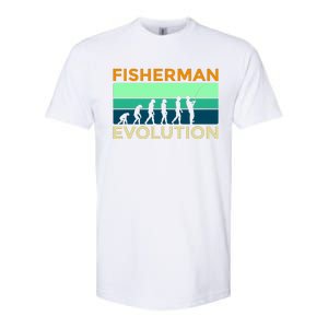 Evolution Of Fishing Softstyle CVC T-Shirt